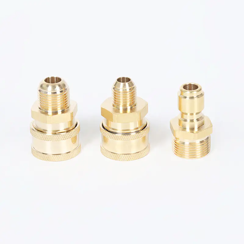 آلة تنظيف الآلات عالي الضغط من النحاس 3/8 سدادة سريعة