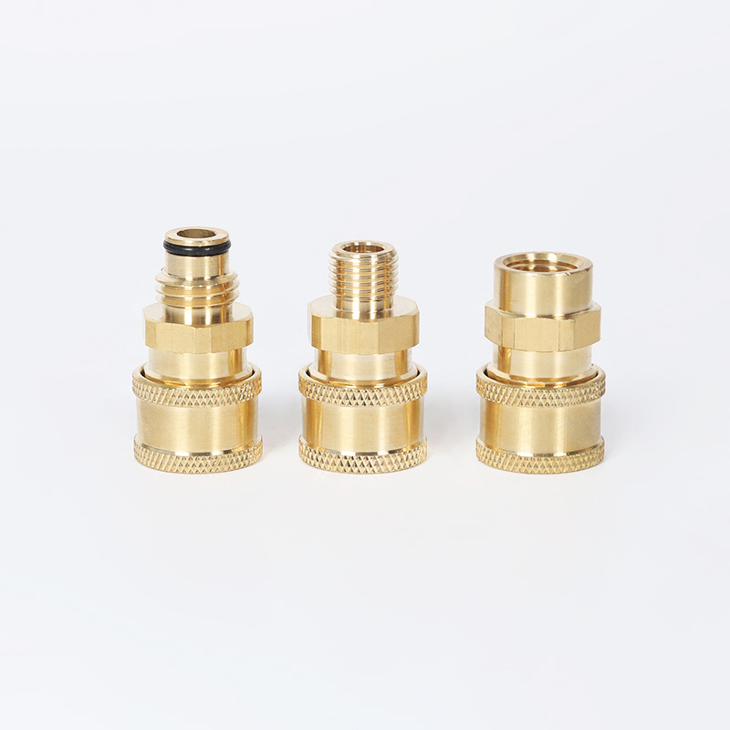 تحويل رأس فوهة ماء غسل السيارات 1/4 الاتحاد سدادة سريعة