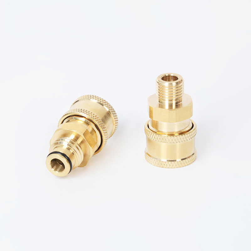 تحويل رأس فوهة ماء غسل السيارات 1/4 الاتحاد سدادة سريعة