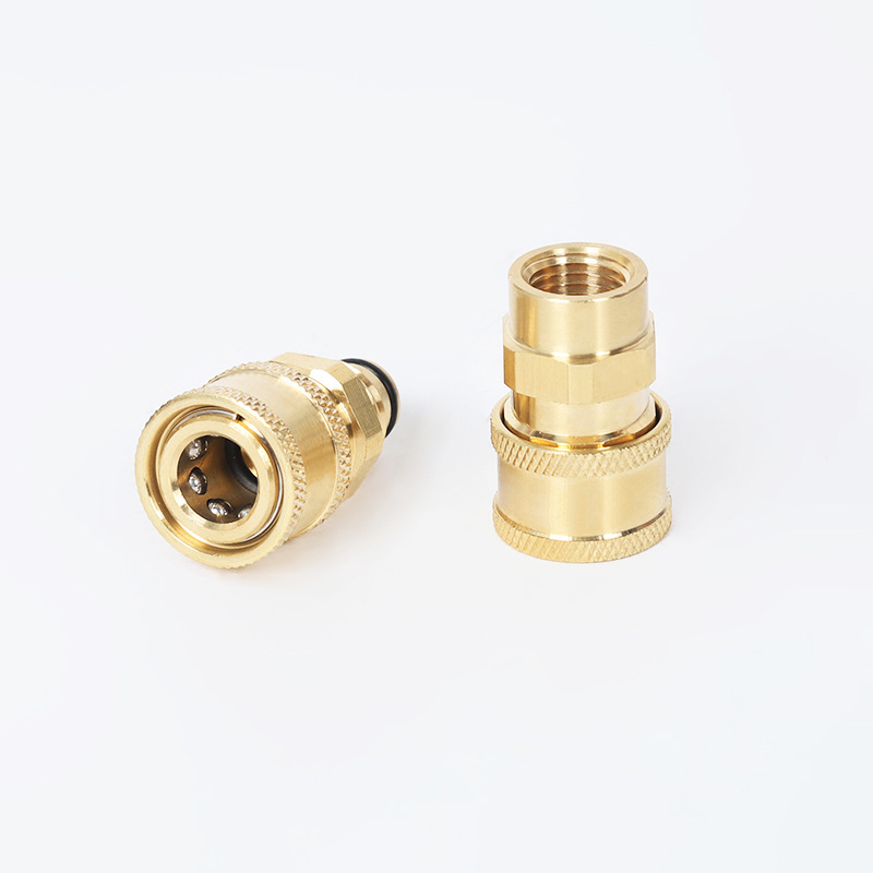 تحويل رأس فوهة ماء غسل السيارات 1/4 الاتحاد سدادة سريعة