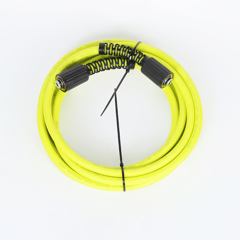 اندماج آلة التنظيف العالية للضغط المنزلي خرطوم منفذ المياه المضفر المقاومة